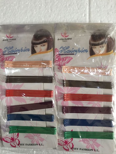 [020367] Horquilla grande recta 12 unidades - Accesorios para el cabello