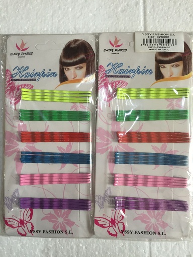 [020368] Horquilla ondulada grande 12/U - Accesorios para el cabello