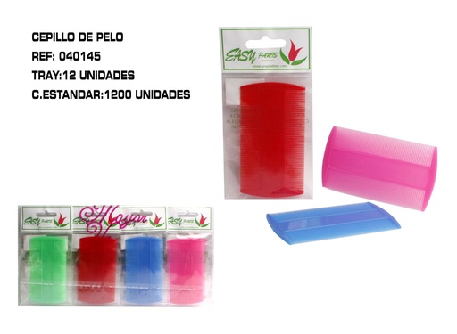 [040145] Peine liendrera caspera color 12 pcs - Accesorios para cabello