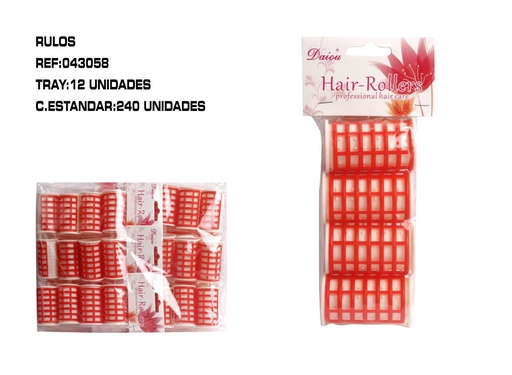 [043058] Rulos 12/U - Rulos para ondular el cabello