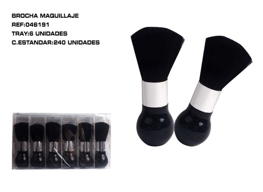 [046191] Brocha grande 6 unidades para maquillaje