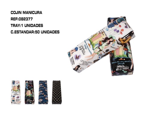 [082377] Cojín de cuero sintético para manicure - Otros accesorios de uñas