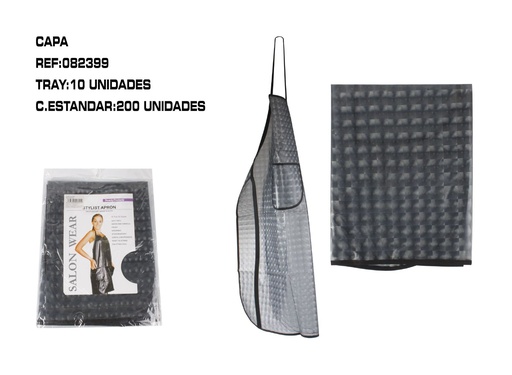 [082399] Delantal con bolsillo 0.6*0.8 10/U - Accesorios de belleza e higiene