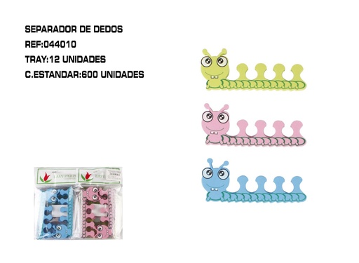 [044010] Separador de dedos 12 unidades - Herramientas de pedicura