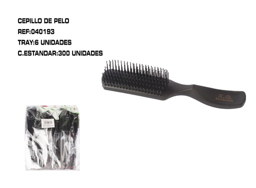 [040193] Cepillo de pelo pack 6/u 300/c para cuidado capilar