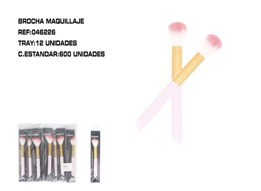 [046226] Brochas de maquillaje 12/u para aplicar cosméticos