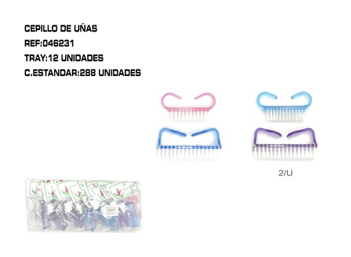 [046231] CEPILLO DE PIES (8.4*5.5 + 6.4*3.2) (12 unidades) - Accesorios para pedicura