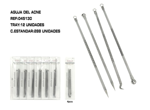 [045130] Set limpiador de espinillas 12/u para higiene personal