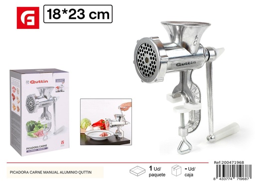 [200471968] Picadora manual de carne de aluminio - Utensilios de cocina