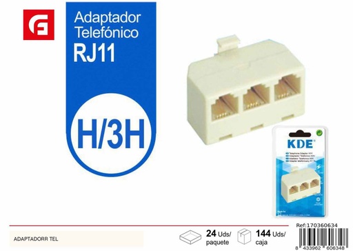 [170360634] Adaptador telefónico