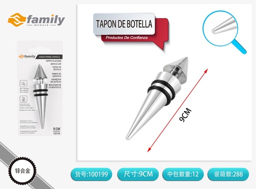 [100199] Tapón de botella de punta afilada para conservación de vinos