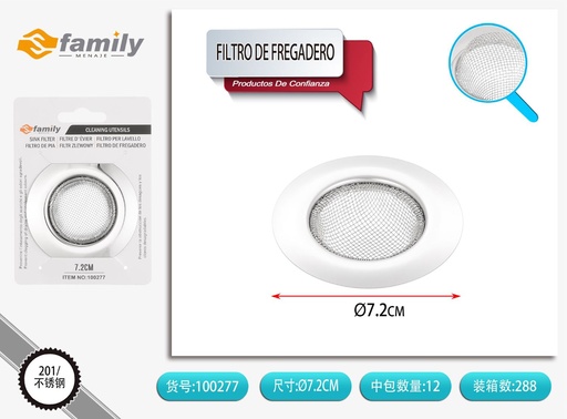 [100277] Filtro de fregadero 7.2cm - Utensilios de cocina