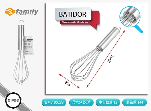 [317100288] Batidora de acero inoxidable 25.3cm - Utensilios de cocina