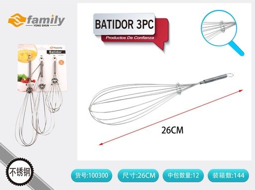 [100300] Batidora 3PC - Utensilios de cocina y batidoras