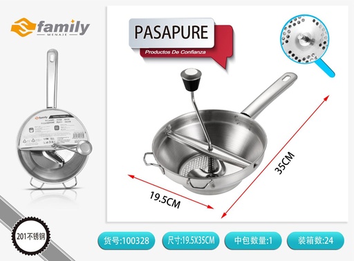 [100328] Pasapurés de acero inoxidable - Utensilios de cocina