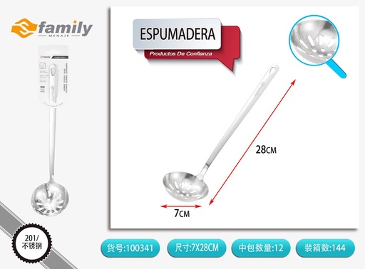 [100341] Espumadera 7# 2.5mm de acero inoxidable para cocina