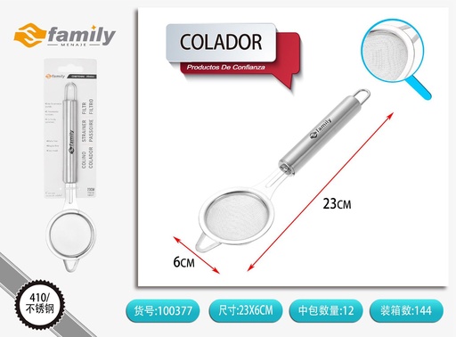 [100377] Colador de acero inoxidable