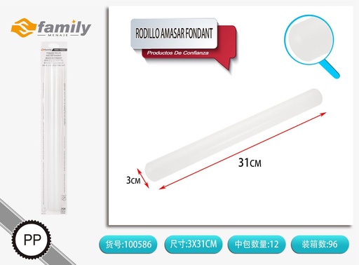 [100586] Rodillo para amasar fondant A08 para repostería