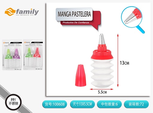 [100608] Set de manga pastelera 2 pcs - Utensilios de cocina