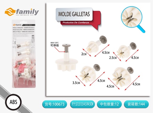 [100673] Molde para galletas (ZN634) - Utensilios de repostería
