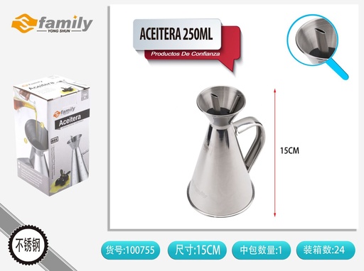 [100755] Botella de acero inoxidable 250ml - Accesorios de cocina