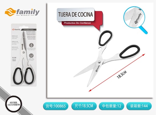 [100865] Tijera de cocina de acero completo - Utensilios de cocina