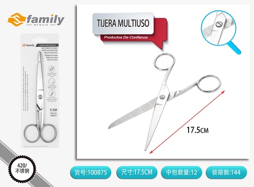 [100875] Tijera multiuso 18 cm - Herramientas de cocina y manualidades