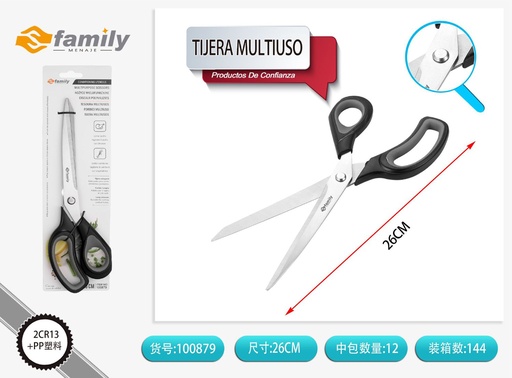 [100879] Tijera multiuso 26cm