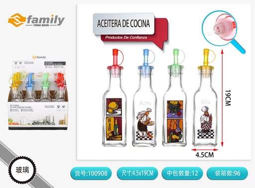 [100908] Aceitera de cocina 8611-3 con boquilla decorativa - Utensilios de cocina