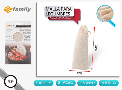 [101026] Malla para legumbres 0.5kg para cocina