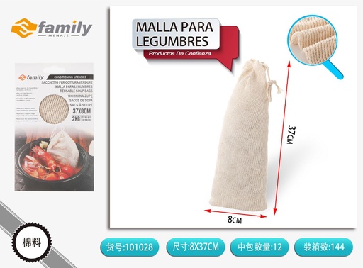 [101028] Malla para legumbres 2kg para almacenamiento