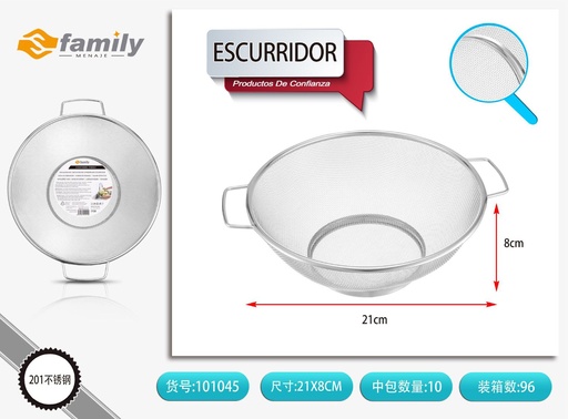 [101045] Escurridor de red 21CM - Accesorios de cocina y escurridores