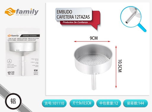 [101110] Embudo para cafetera de 12 tazas