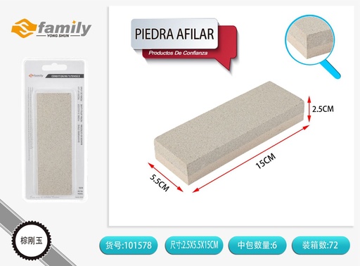 [317101578] Piedra de afilar 15cm para cuchillos y herramientas de cocina