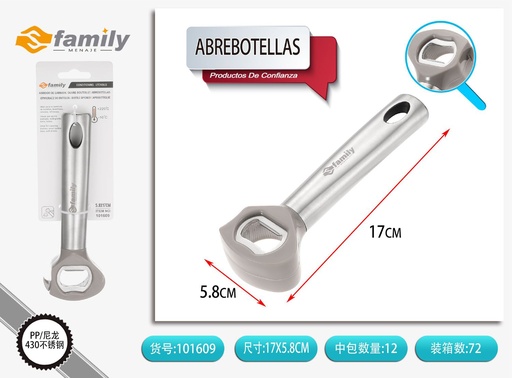 [101609] Abrebotellas de acero inoxidable - Utensilios de cocina