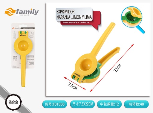 [101806] Exprimidor de naranja, limón y lima 22cm de tres capas