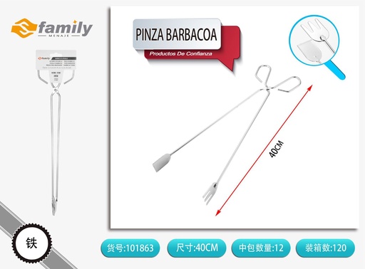 [101863] Pinza de barbacoa 40 cm - Utensilio de cocina