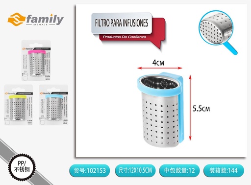 [102153] Filtro para infusiones 6x4cm acero inoxidable