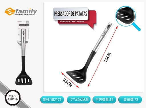 [102171] Prensador de papas de acero inoxidable 28x9.5 cm - Utensilios de cocina