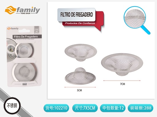 [317102210] Filtro de fregadero 5 cm/7 cm - Utensilios de cocina