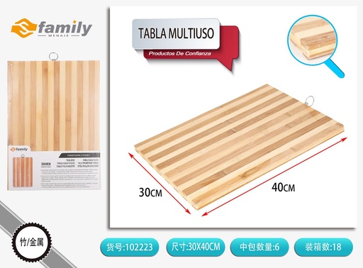 [102223] Tabla multiuso 30*40 cm - Utensilios de cocina