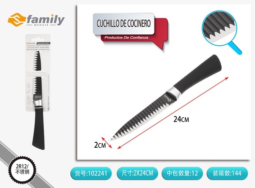 [317102241] Cuchillo de cocinero 23cm para cocina profesional