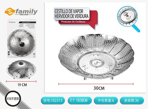 [102313] Cestillo de vapor hervidor de verdura 32cm para cocina