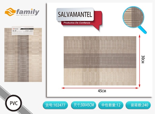 [102477] Salvamanteles 30*45 cm color dorado - Accesorios de mesa