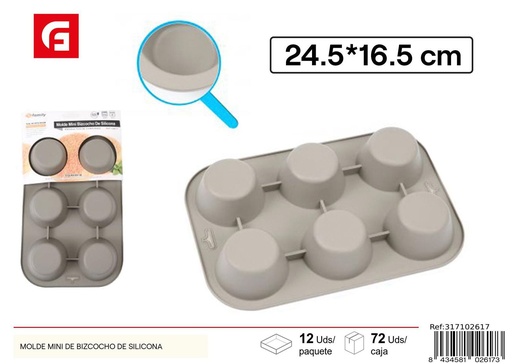 [317102617] Molde mini bizcocho de silicona 24.5*16.5*3cm - Utensilios de repostería