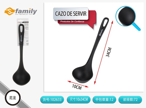 [317102633] Cazo de servir de nylon tamaño grande 34cm para cocina