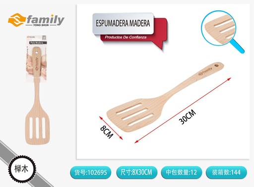 [102695] Espátula ranurada 30*7.5 cm - Accesorios de cocina
