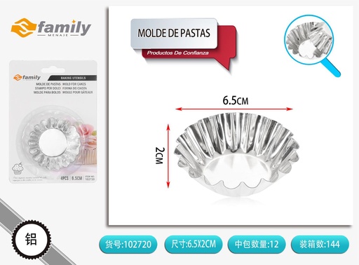 [102720] Molde de pastas 4pcs en forma de flor