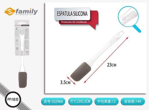 [102964] Espátula de silicona con mango PS 23cm para cocina