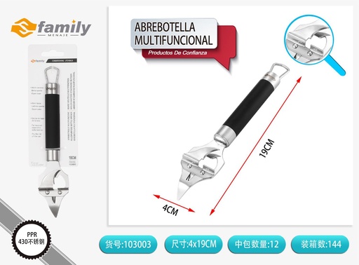 [103003] Abrebotellas multifuncional 18x4cm de cocina